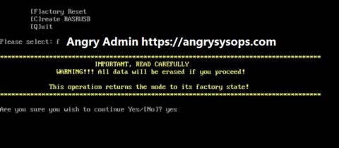 VxRail – how to reset node to factory configuration – Angry Admin