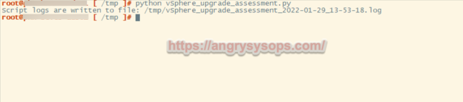 Run the pre-check python script before upgrading vCenter Server 7.0 to ...