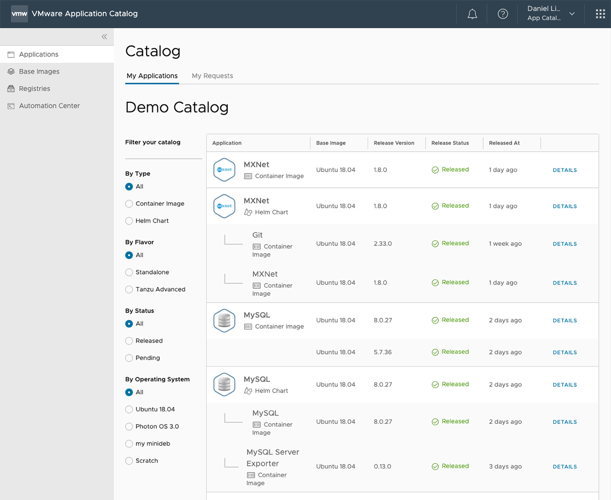 VMware Application Catalog – Angry Admin